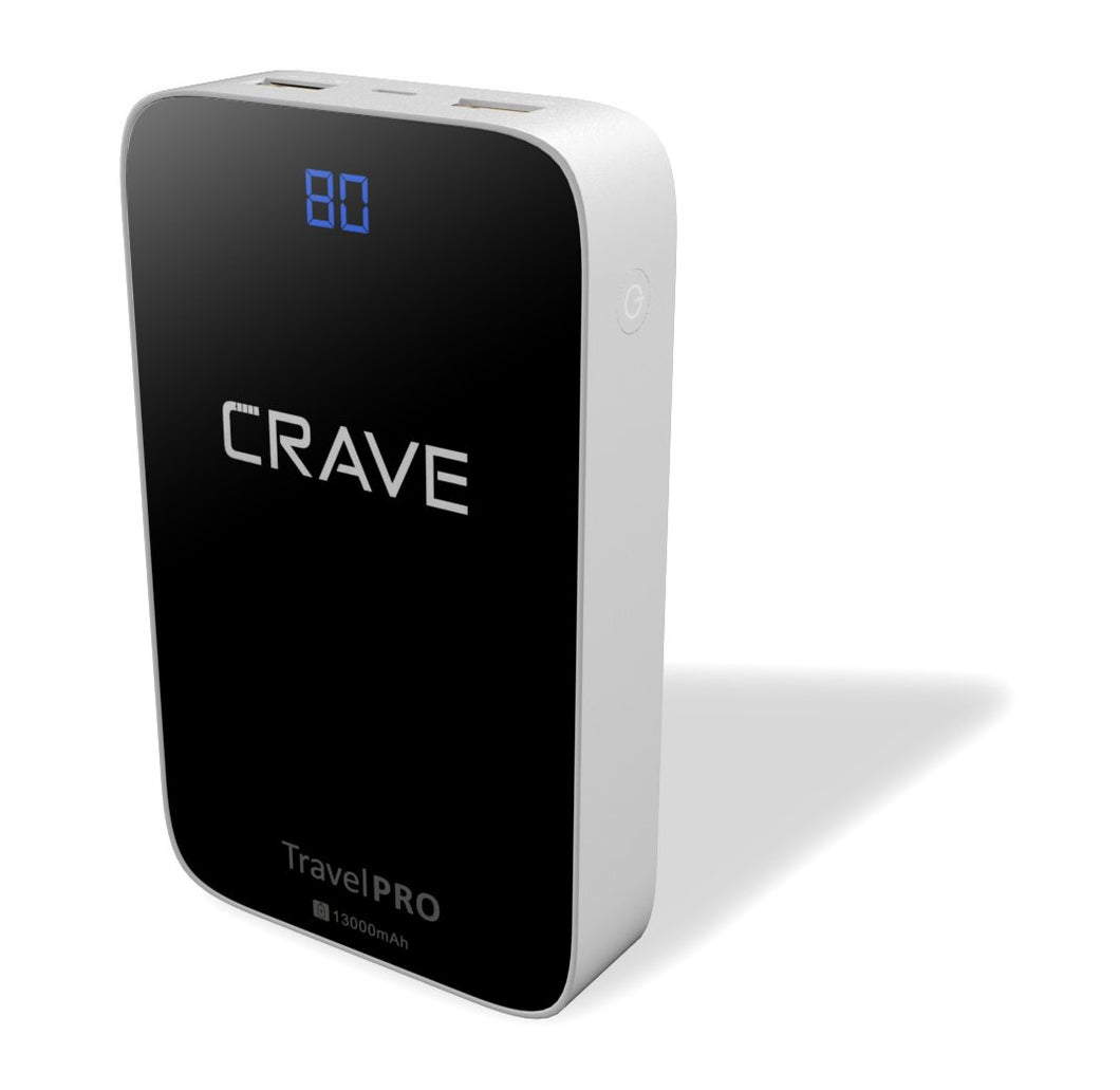 Crave Travel Pro 13000mAh Dual USB Ultra-High Density Power Bank