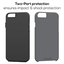 iPhone 6 Case, iPhone 6S Case, Crave Dual Guard Protection Series Case for iPhone 6 6s (4.7 Inch) - Slate