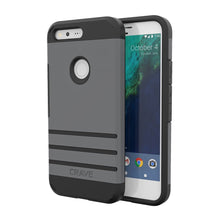 Google Pixel Case, Crave Strong Guard Protection Series Case for Google Pixel 2016 - Black