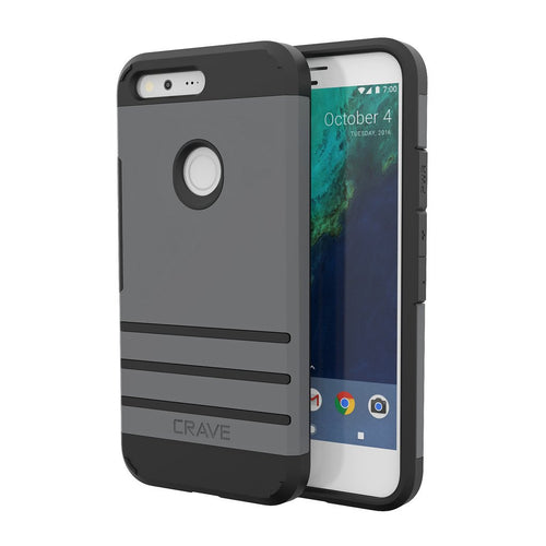 Google Pixel Case, Crave Strong Guard Protection Series Case for Google Pixel 2016 - Black