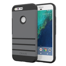 Google Pixel XL Case, Crave Strong Guard Protection Series Case for Google Pixel XL 2016 - Black