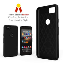 Google Pixel 2 Case, Crave Dual Guard Protection Series Case for Google Pixel 2 - Black