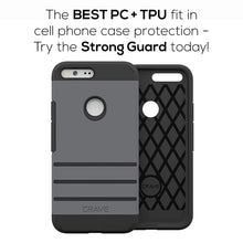 Google Pixel XL Case, Crave Strong Guard Protection Series Case for Google Pixel XL 2016 - Black