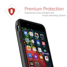 iPhone 8 Plus Battery Case, Crave PWR Case 4000mAh, Qi Wireless Charging Battery Extended Portable Charger Case for iPhone 8 Plus – Black