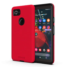 Google Pixel 2 XL Case, Crave Dual Guard Protection Series Case for Google Pixel 2 XL - Black