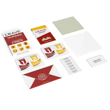 Crave Glass Screen Protector for Apple iPhone Xs/X [2-Pack] HD Tempered Glass