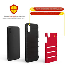 iPhone X Case, Crave Strong Guard Protection Series Case for Apple iPhone X (5.8 Inch) - Red