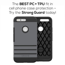 Google Pixel Case, Crave Strong Guard Protection Series Case for Google Pixel 2016 - Black