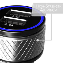 Crave DualHub 24W 4.8A 2 Port Dual USB Universal Car Charger, Fast Charge Smart IC Technology