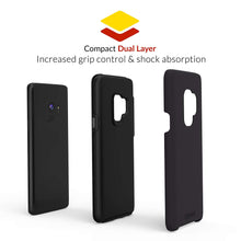 S9 Case, Crave Dual Guard Protection Series Case for Samsung Galaxy S9 - Black