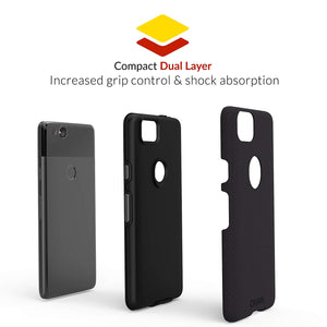 Google Pixel 2 Case, Crave Dual Guard Protection Series Case for Google Pixel 2 - Black