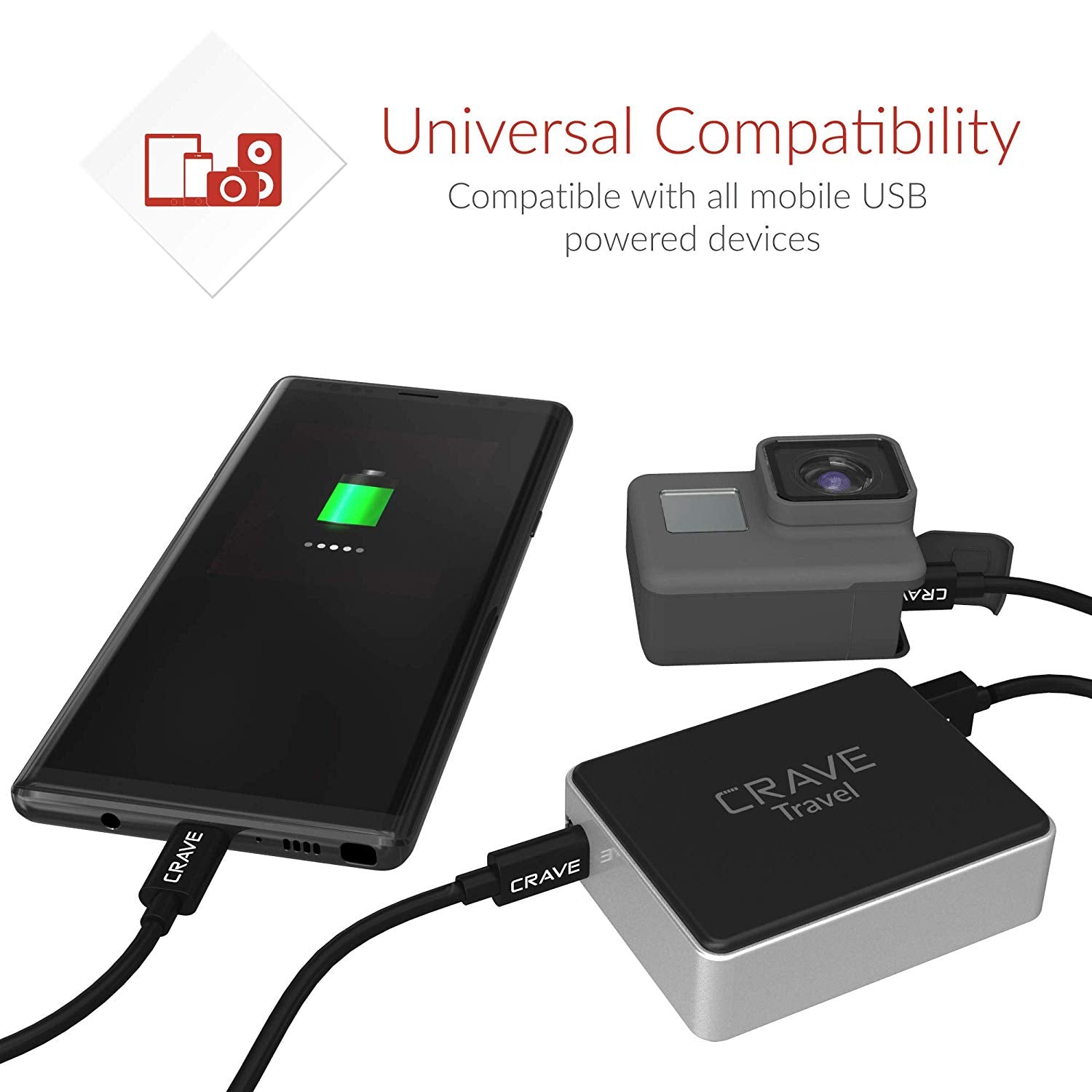 Portable Power Bank Crave 6700mAh [USB + Type C] Bat – testing-for-blink
