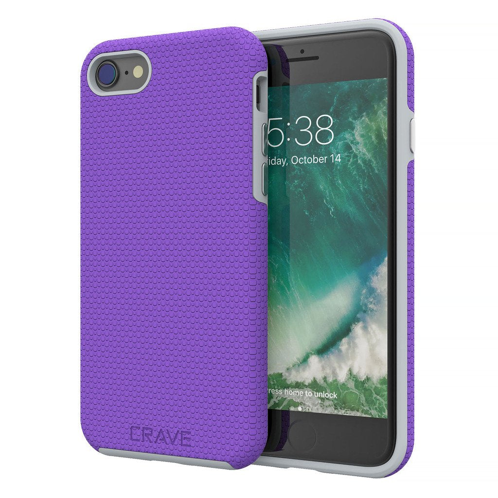 iPhone 8 Case, iPhone 7 Case, Crave Dual Guard Protection Series Case for Apple iPhone 8/7 (4.7 Inch) - Black