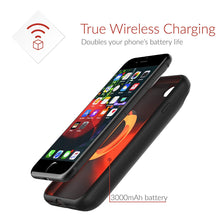 iPhone 8 Battery Case, Crave PWR Case 3000mAh, Qi Wireless Charging Battery Extended Portable Charger Case for iPhone 8 – Black