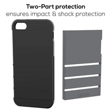 iPhone SE Case, iPhone 5s Case, Crave Strong Guard Protection Series Case for iPhone 5 5s SE - Black