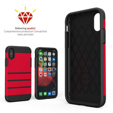 iPhone X Case, Crave Strong Guard Protection Series Case for Apple iPhone X (5.8 Inch) - Red