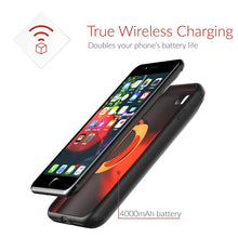 iPhone 8 Plus Battery Case, Crave PWR Case 4000mAh, Qi Wireless Charging Battery Extended Portable Charger Case for iPhone 8 Plus – Black