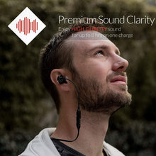 Crave Octane Wireless Bluetooth Earphones, In-Ear Sweat and Water Resistant Stereo Headphones Earbuds with 8 hour battery, Magnetic Ends, Built-In Mic