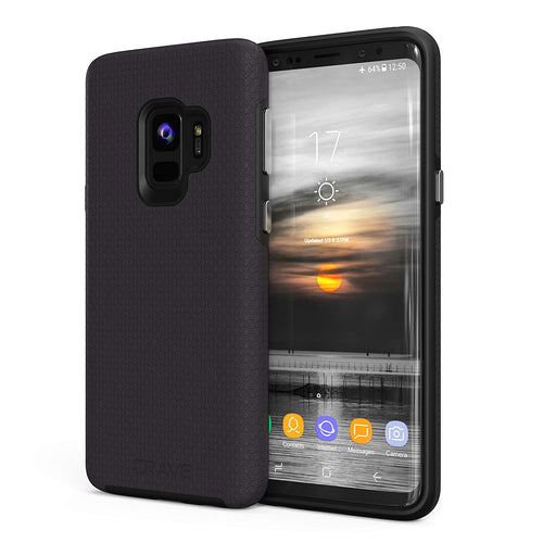 S9 Case, Crave Dual Guard Protection Series Case for Samsung Galaxy S9 - Black