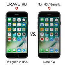 Crave Glass Screen Protector for Apple iPhone 8 7 6s 6 [2-Pack] HD Tempered Glass [Compatible with iPhone 8, iPhone 7, iPhone 6s, iPhone 6]