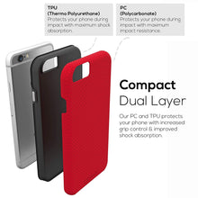 iPhone 6 Case, iPhone 6S Case, Crave Dual Guard Protection Series Case for iPhone 6 6s (4.7 Inch) - Red