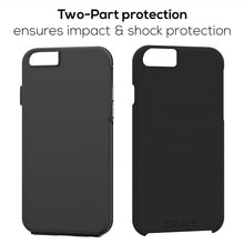 iPhone 6 Case, iPhone 6S Case, Crave Dual Guard Protection Series Case for iPhone 6 6s (4.7 Inch) - Black