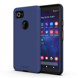 Google Pixel 2 XL Case, Crave Dual Guard Protection Series Case for Google Pixel 2 XL - Black