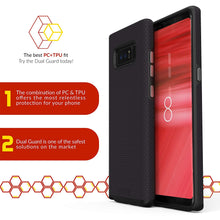 Note 8 Case, Crave Dual Guard Protection Series Case for Samsung Galaxy Note 8 - Black