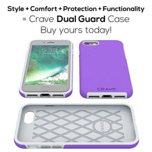 iPhone 8 Case, iPhone 7 Case, Crave Dual Guard Protection Series Case for Apple iPhone 8/7 (4.7 Inch) - Black