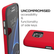 S7 Case, Crave Dual Guard Protection Series Case for Samsung Galaxy S7 - Red
