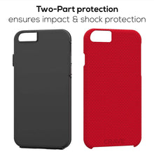 iPhone 6 Case, iPhone 6S Case, Crave Dual Guard Protection Series Case for iPhone 6 6s (4.7 Inch) - Red