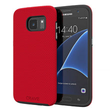 Galaxy S7 Edge Case, Crave Dual Guard Protection Series Case for Samsung Galaxy S7 Edge - Black