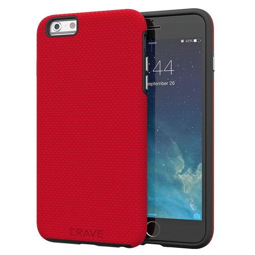 iPhone 6S Plus Case, Crave Dual Guard Protection Series Case for iPhone 6 6s (5.5 Inch) - Black