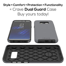 S8 Plus Case, Crave Dual Guard Protection Series Case for Samsung Galaxy S8 Plus - Black