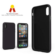 iPhone X Case, Crave Dual Guard Protection Series Case for Apple iPhone X (5.8 Inch) - Black