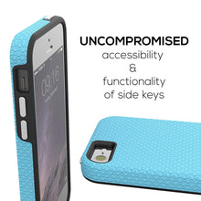 iPhone SE Case, Crave Dual Guard Protection Series Case for iPhone 5 / 5s / SE - Black