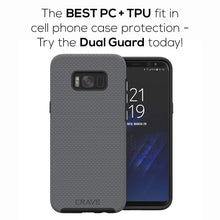 S8 Plus Case, Crave Dual Guard Protection Series Case for Samsung Galaxy S8 Plus - Black