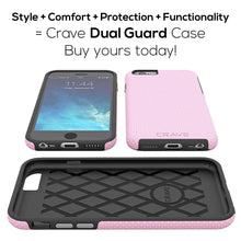 iPhone 6 Case, iPhone 6S Case, Crave Dual Guard Protection Series Case for iPhone 6 6s (4.7 Inch) - Pink