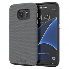 Galaxy S7 Case, Crave Dual Guard Protection Series Case for Samsung Galaxy S7 - Black