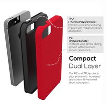 iPhone SE Case, Crave Dual Guard Protection Series Case for iPhone 5 / 5s / SE - Red