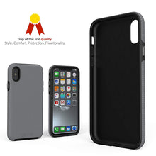 iPhone X Case, Crave Dual Guard Protection Series Case for Apple iPhone X (5.8 Inch) - Black