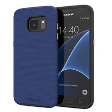Galaxy S7 Edge Case, Crave Dual Guard Protection Series Case for Samsung Galaxy S7 Edge - Black
