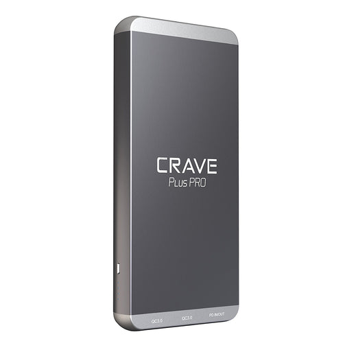 PD Power Bank, Crave Plus PRO Aluminum Portable Charger with 20000mAh [Quick Charge QC3.0 Dual Ports + Power Delivery PD Type C 45W] External Battery Pack for Macbook, iPhone, Samsung and more