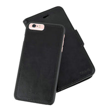 iPhone Leather Wallet Case, Crave Vegan Leather Guard Removable Case for Apple iPhone