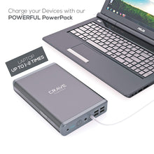 Crave PowerPack CRVPP101 50000 mAh,Dual USB and Dual Laptop Ports Ultra-High Density Portable Power Bank
