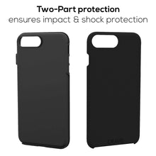 iPhone 8 Plus Case, iPhone 7 Plus Case, Crave Dual Guard Protection Series Case for Apple iPhone 8/7 Plus (5.5 Inch) - Black