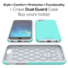 iPhone 6 Case, iPhone 6S Case, Crave Dual Guard Protection Series Case for iPhone 6 6s (4.7 Inch) - Mint/Gray