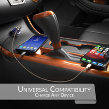Crave DualHub 24W 4.8A 2 Port Dual USB Universal Car Charger, Fast Charge Smart IC Technology