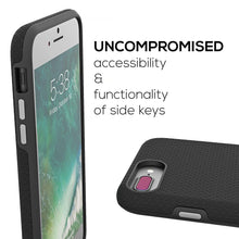 iPhone 8 Plus Case, iPhone 7 Plus Case, Crave Dual Guard Protection Series Case for Apple iPhone 8/7 Plus (5.5 Inch) - Black