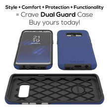 S8 Case, Crave Dual Guard Protection Series Case for Samsung Galaxy S8 - Black